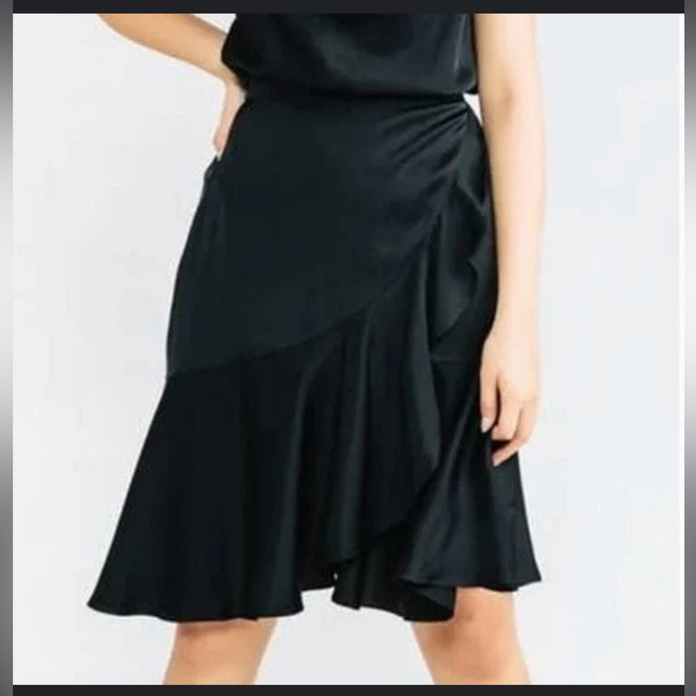 NWT‎ Chloe Kristyn Black Satin Traci Skirt 3X.Holiday Christmas Special Occasion